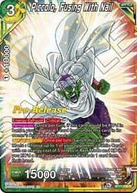 Piccolo, Fusing With Nail - Ultimate Squad Pre-Release Cards - Dragon Ball Super: Masters card