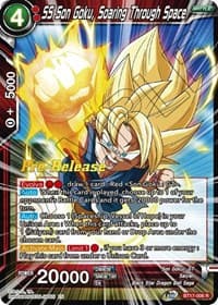 SS Son Goku, Soaring Through Space - Ultimate Squad Pre-Release Cards - Dragon Ball Super: Masters card