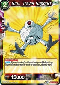Giru, Travel Support - Ultimate Squad Pre-Release Cards - Dragon Ball Super: Masters card