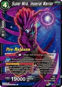 Super Mira, Imperial Warrior - Ultimate Squad Pre-Release Cards - Dragon Ball Super: Masters card