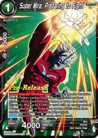 Super Mira, Preparing to Fight - Ultimate Squad Pre-Release Cards - Dragon Ball Super: Masters card