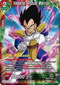 Vegeta, Proud Warrior - Ultimate Squad Pre-Release Cards - Dragon Ball Super: Masters card