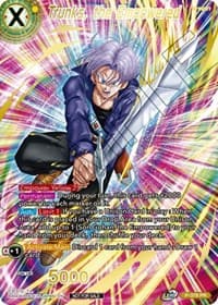 Trunks, the Empowered (Gold Stamped) - Promotion Cards - Dragon Ball Super: Masters card