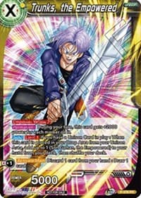 Trunks, the Empowered - Promotion Cards - Dragon Ball Super: Masters card