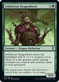 Ambitious Dragonborn - Commander Legends: Battle for Baldur's Gate - Magic: The Gathering card