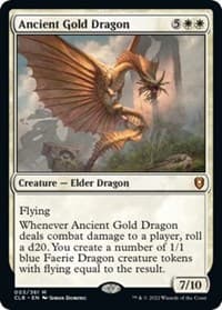 Ancient Gold Dragon - Commander Legends: Battle for Baldur's Gate - Magic: The Gathering card