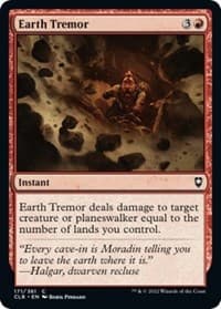 Earth Tremor - Commander Legends: Battle for Baldur's Gate - Magic: The Gathering card