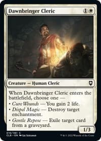 Dawnbringer Cleric - Commander Legends: Battle for Baldur's Gate - Magic: The Gathering card