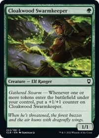 Cloakwood Swarmkeeper - Commander Legends: Battle for Baldur's Gate - Magic: The Gathering card