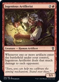 Ingenious Artillerist - Commander Legends: Battle for Baldur's Gate - Magic: The Gathering card