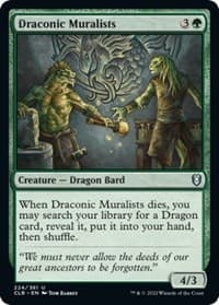 Draconic Muralists - Commander Legends: Battle for Baldur's Gate - Magic: The Gathering card