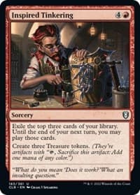 Inspired Tinkering - Commander Legends: Battle for Baldur's Gate - Magic: The Gathering card