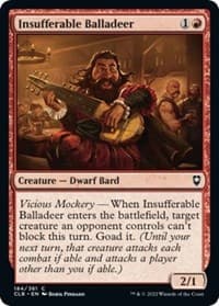 Insufferable Balladeer - Commander Legends: Battle for Baldur's Gate - Magic: The Gathering card