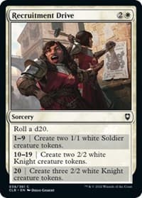 Recruitment Drive - Commander Legends: Battle for Baldur's Gate - Magic: The Gathering card