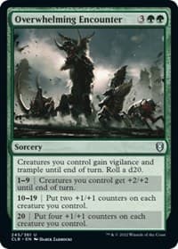 Overwhelming Encounter - Commander Legends: Battle for Baldur's Gate - Magic: The Gathering card