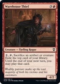 Warehouse Thief - Commander Legends: Battle for Baldur's Gate - Magic: The Gathering card