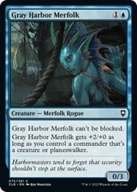 Gray Harbor Merfolk - Commander Legends: Battle for Baldur's Gate - Magic: The Gathering card