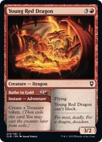 Young Red Dragon - Commander Legends: Battle for Baldur's Gate - Magic: The Gathering card