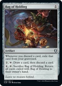 Bag of Holding - Commander Legends: Battle for Baldur's Gate - Magic: The Gathering card