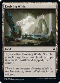 Evolving Wilds - Commander Legends: Battle for Baldur's Gate - Magic: The Gathering card