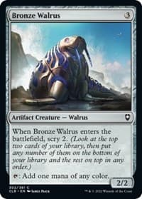 Bronze Walrus - Commander Legends: Battle for Baldur's Gate - Magic: The Gathering card