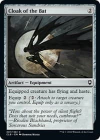 Cloak of the Bat - Commander Legends: Battle for Baldur's Gate - Magic: The Gathering card