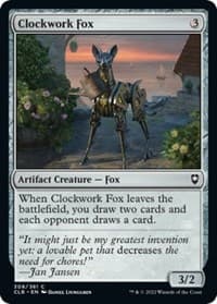 Clockwork Fox - Commander Legends: Battle for Baldur's Gate - Magic: The Gathering card