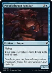 Pseudodragon Familiar - Commander Legends: Battle for Baldur's Gate - Magic: The Gathering card
