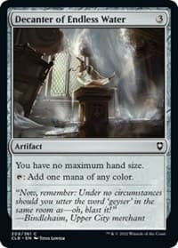 Decanter of Endless Water - Commander Legends: Battle for Baldur's Gate - Magic: The Gathering card