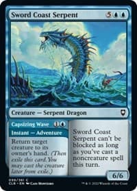 Sword Coast Serpent - Commander Legends: Battle for Baldur's Gate - Magic: The Gathering card