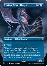 Ancient Silver Dragon (Borderless) - Commander Legends: Battle for Baldur's Gate - Magic: The Gathering card