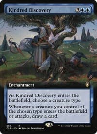 Kindred Discovery (Extended Art) - Commander Legends: Battle for Baldur's Gate - Magic: The Gathering card