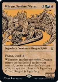 Miirym, Sentinel Wyrm (Showcase) - Commander Legends: Battle for Baldur's Gate - Magic: The Gathering card