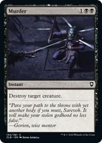 Murder - Commander Legends: Battle for Baldur's Gate - Magic: The Gathering card