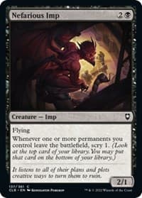 Nefarious Imp - Commander Legends: Battle for Baldur's Gate - Magic: The Gathering card