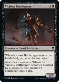 Vicious Battlerager - Commander Legends: Battle for Baldur's Gate - Magic: The Gathering card