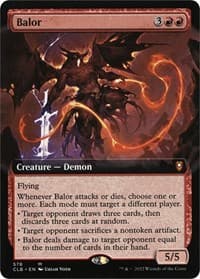 Balor (Extended Art) - Commander Legends: Battle for Baldur's Gate - Magic: The Gathering card