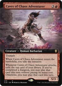 Caves of Chaos Adventurer (Extended Art) - Commander Legends: Battle for Baldur's Gate - Magic: The Gathering card