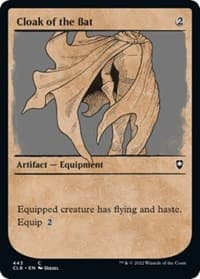 Cloak of the Bat (Showcase) - Commander Legends: Battle for Baldur's Gate - Magic: The Gathering card
