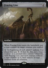 Fraying Line (Extended Art) - Commander Legends: Battle for Baldur's Gate - Magic: The Gathering card