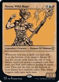 Neera, Wild Mage (Showcase) - Commander Legends: Battle for Baldur's Gate - Magic: The Gathering card