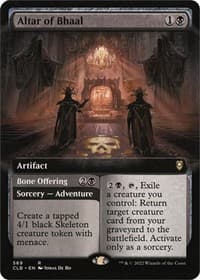 Altar of Bhaal (Extended Art) - Commander Legends: Battle for Baldur's Gate - Magic: The Gathering card