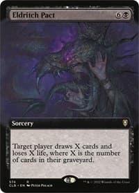 Eldritch Pact (Extended Art) - Commander Legends: Battle for Baldur's Gate - Magic: The Gathering card