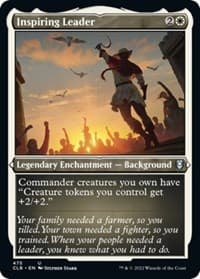 Inspiring Leader (Foil Etched) - Commander Legends: Battle for Baldur's Gate - Magic: The Gathering card