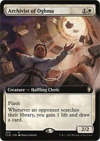 Archivist of Oghma (Extended Art) - Commander Legends: Battle for Baldur's Gate - Magic: The Gathering card