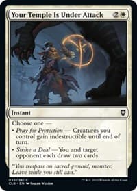 Your Temple Is Under Attack - Commander Legends: Battle for Baldur's Gate - Magic: The Gathering card