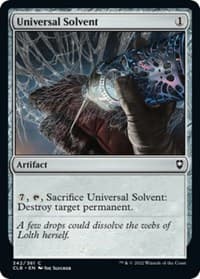 Universal Solvent - Commander Legends: Battle for Baldur's Gate - Magic: The Gathering card