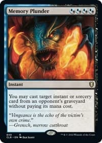 Memory Plunder - Commander Legends: Battle for Baldur's Gate - Magic: The Gathering card
