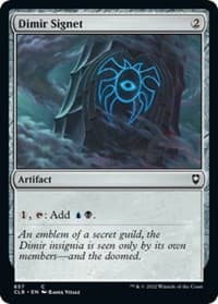 Dimir Signet - Commander Legends: Battle for Baldur's Gate - Magic: The Gathering card