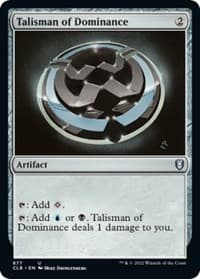 Talisman of Dominance - Commander Legends: Battle for Baldur's Gate - Magic: The Gathering card